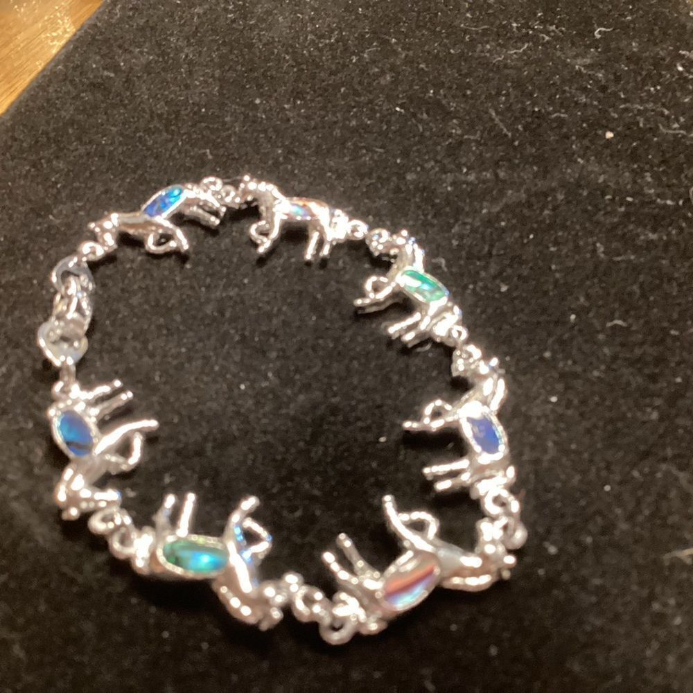 Set of Two Silvertone Bracelets - Picture 6 of 7